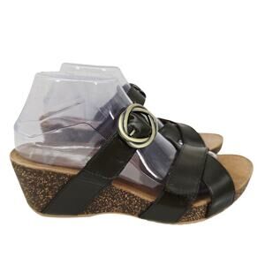Dansko Women's Heeled Leather Sandals Brown 39